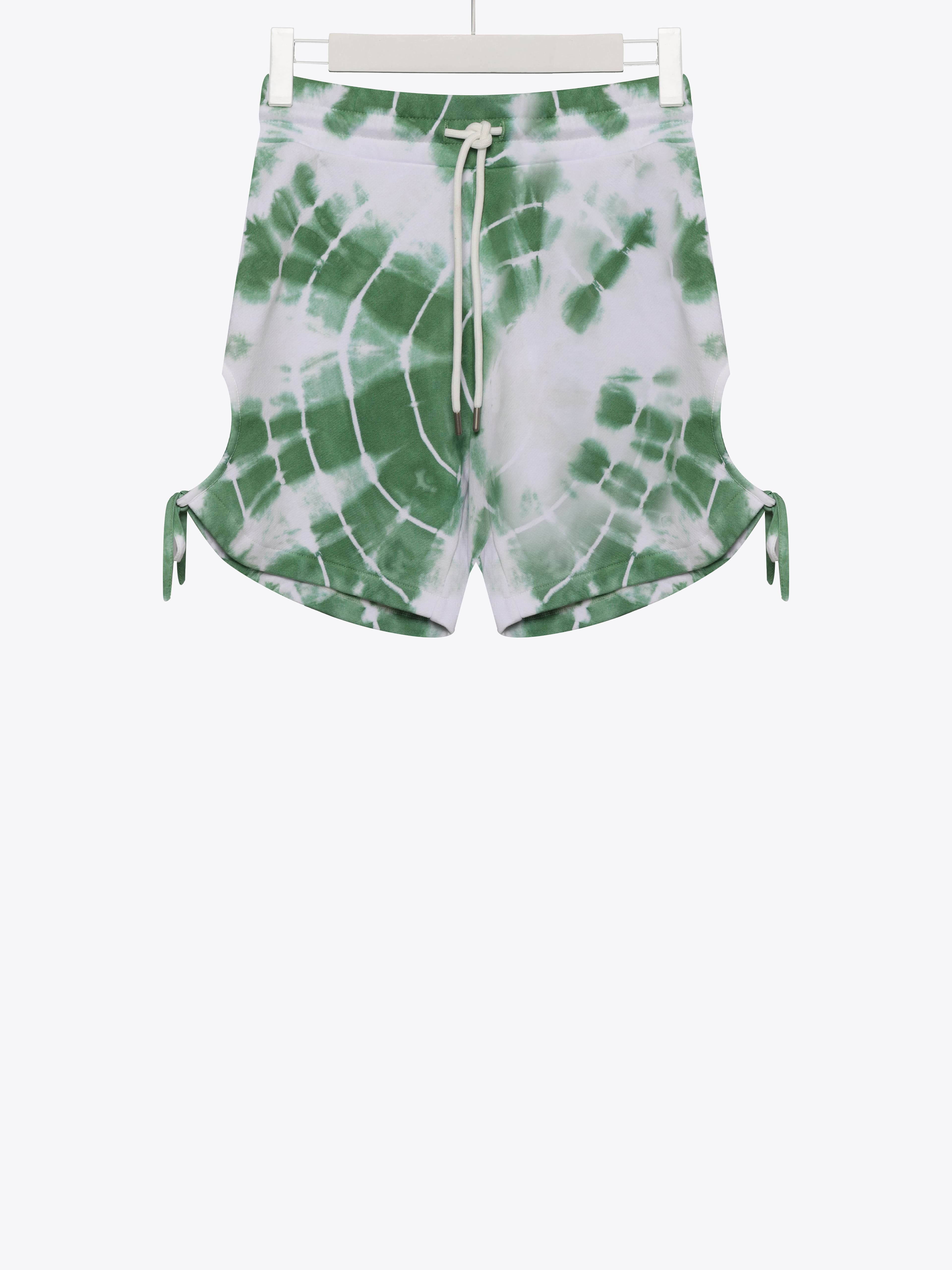 GREEN TIE DYE SHORT