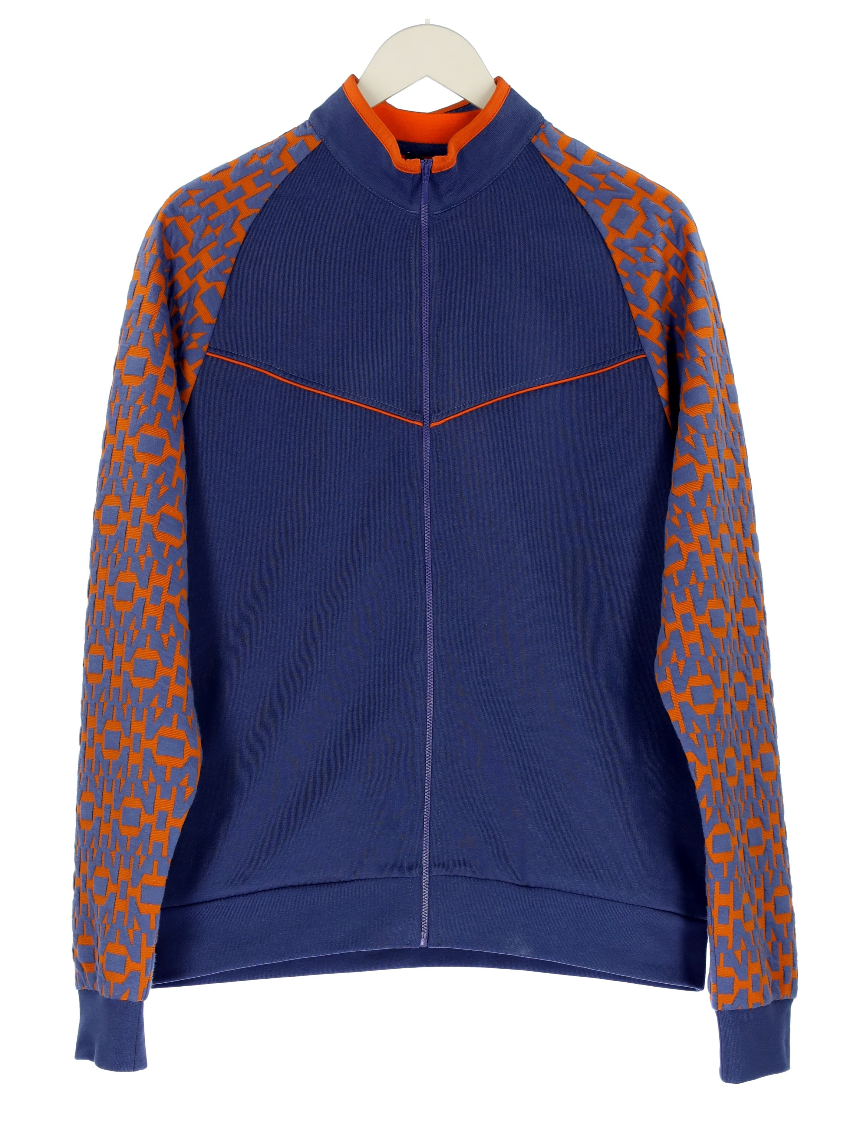 JACQUARD BLOCK CARDIGAN