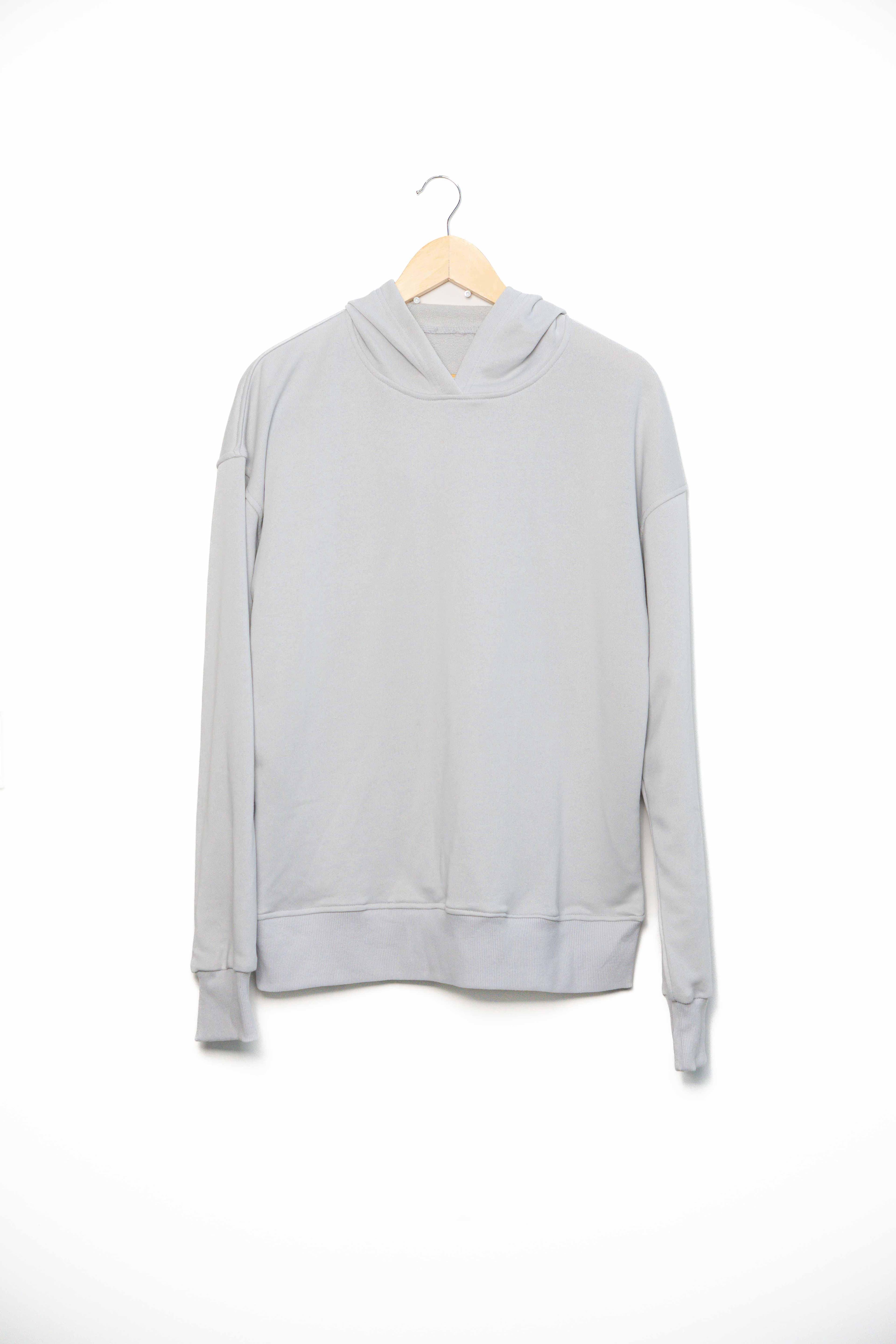 3 ip şardonsuz kapüşonlu sweatshirt