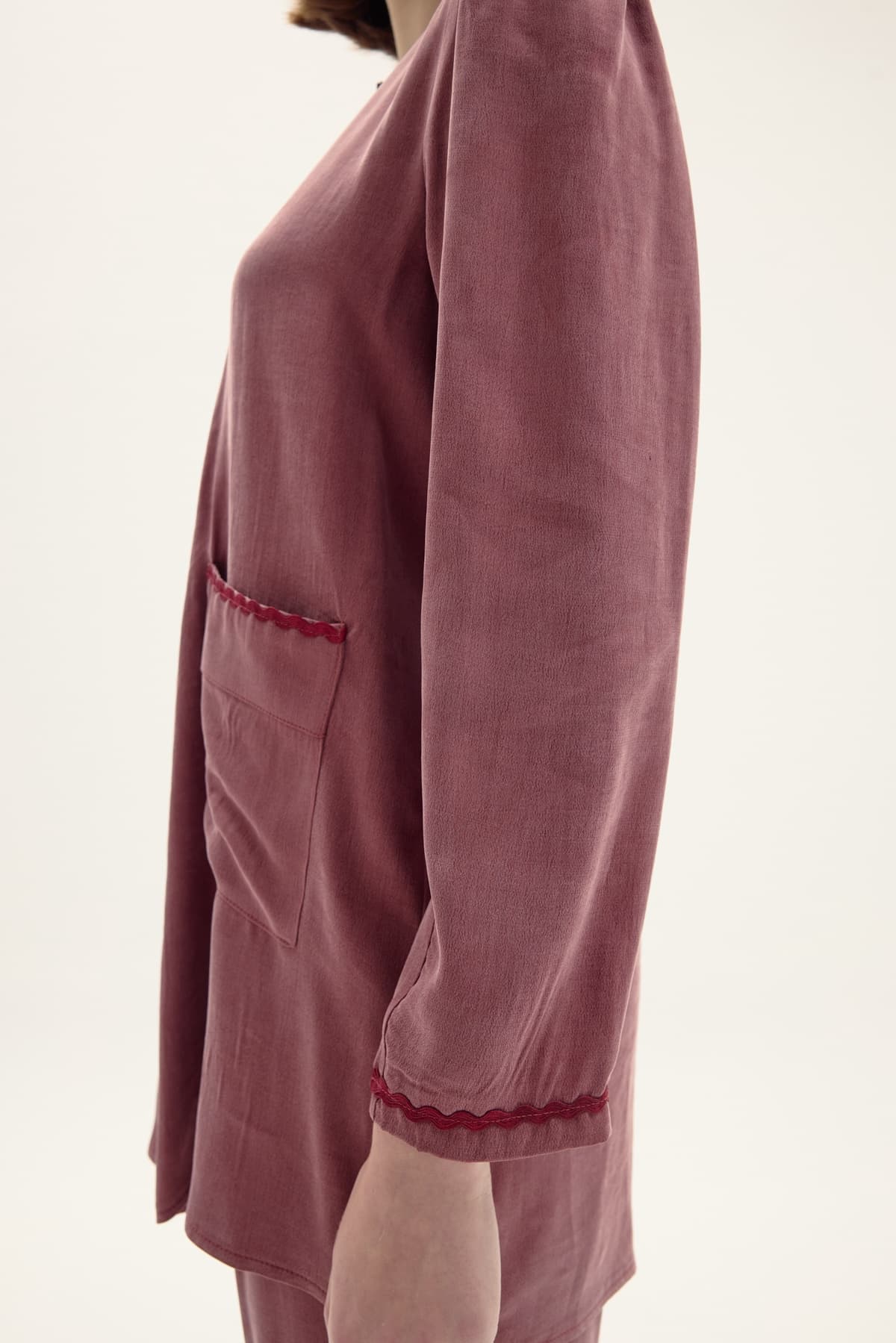 GİNNY İPEK SUTAŞI DETAYLI PANTOLONLU TAKIM 7