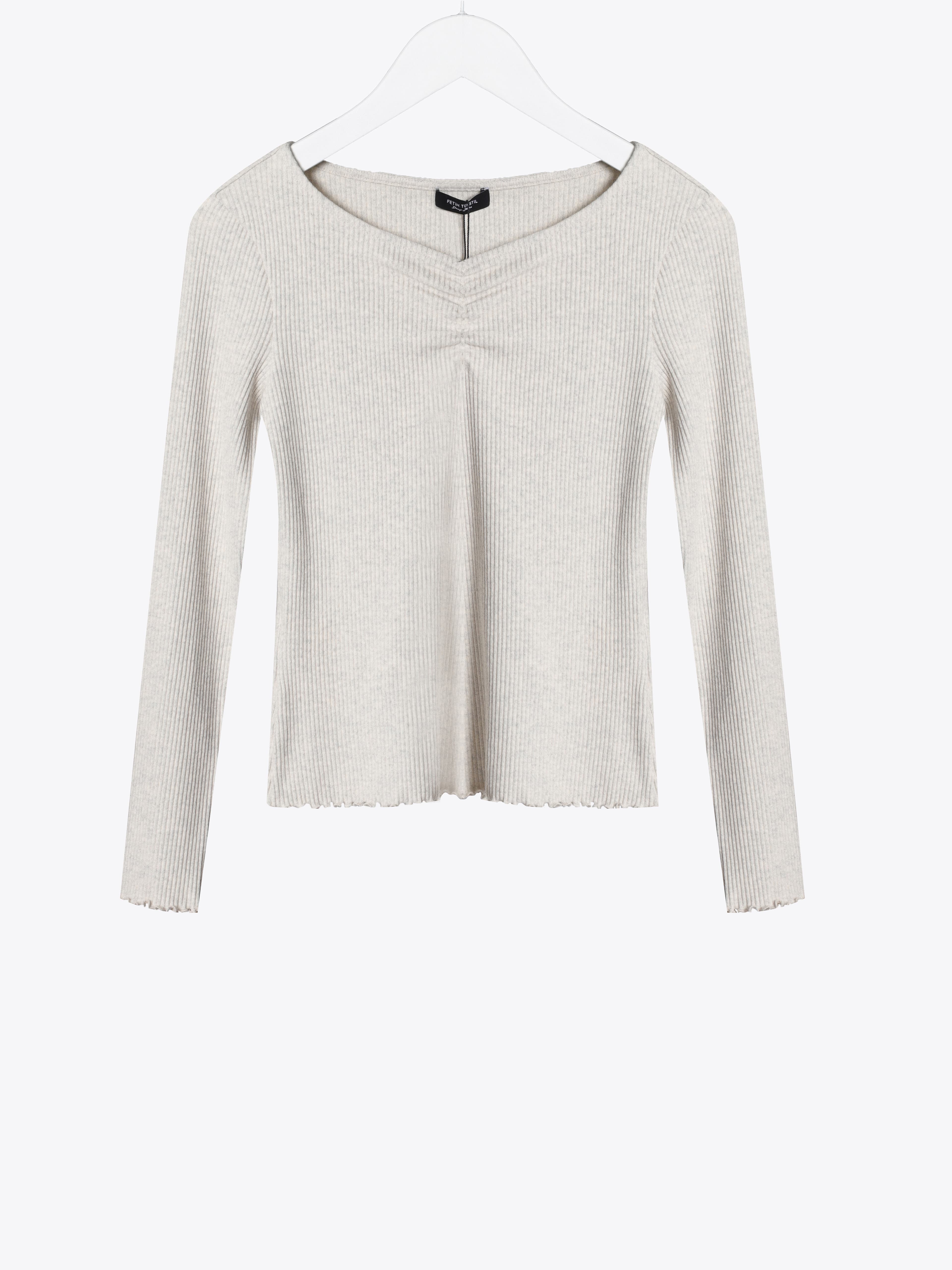SHIRRING TOP
