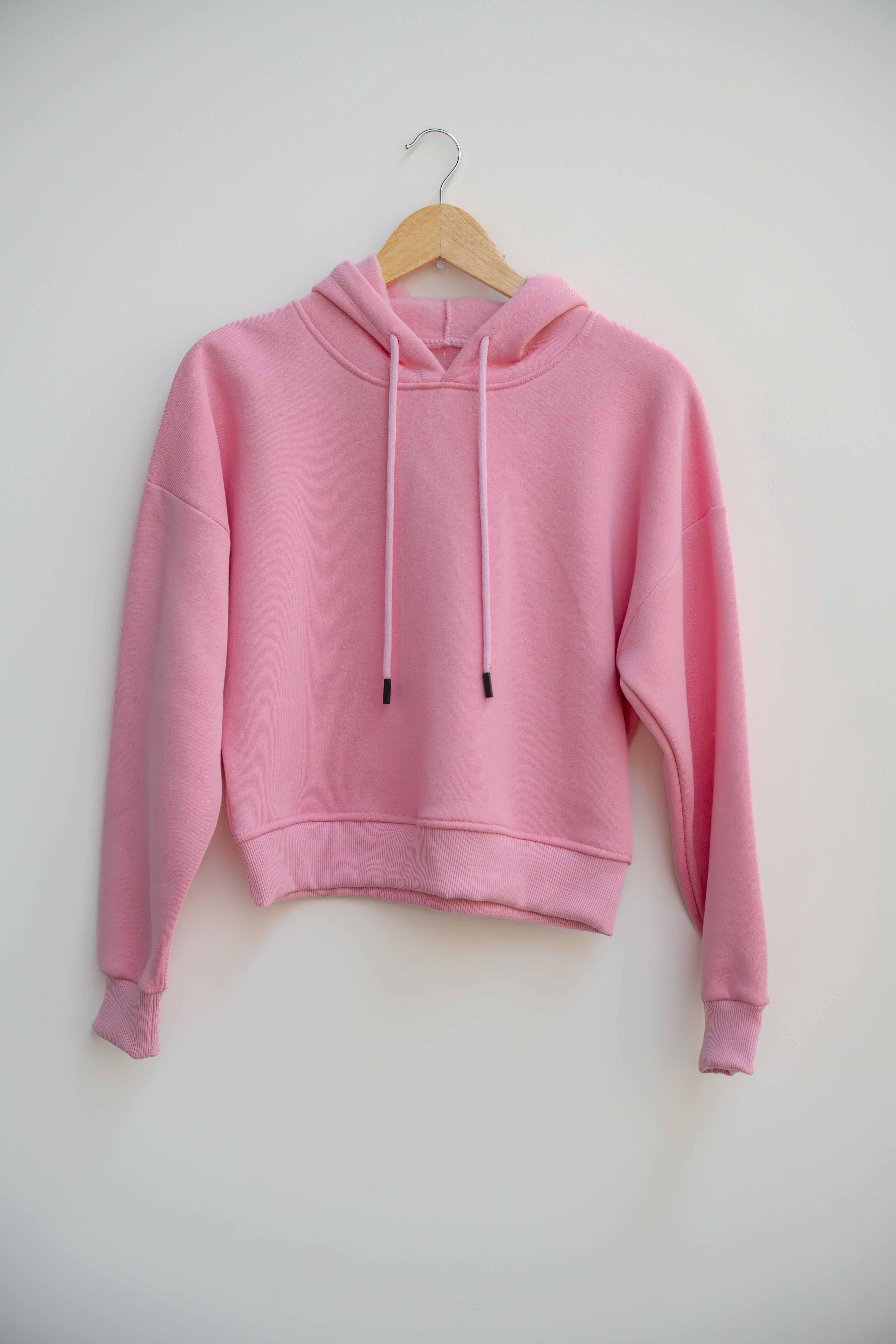 Kısa kapüşonlu 3ip şardonlu sweatshirt