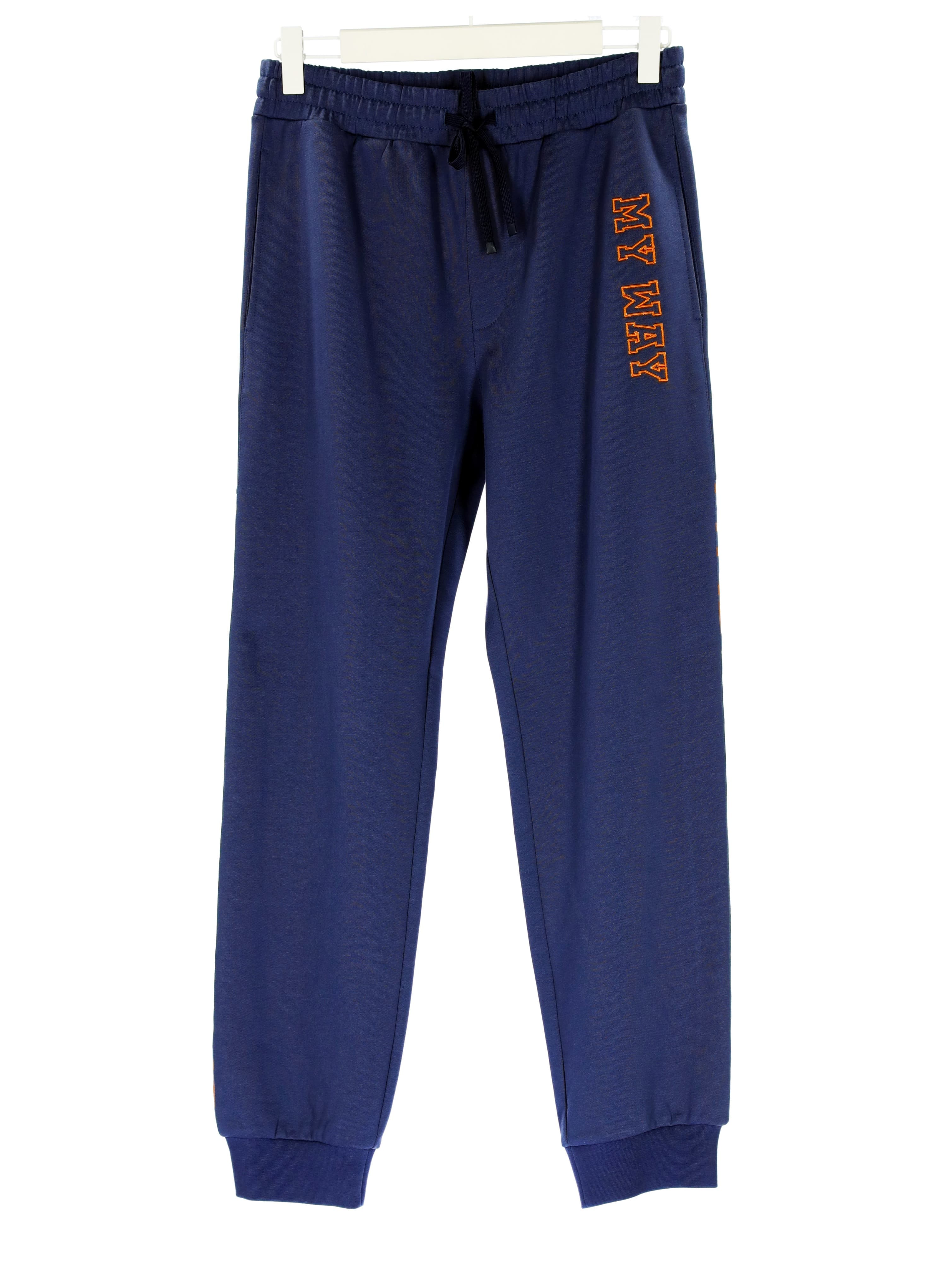 JACQUARD BLOCK TROUSER