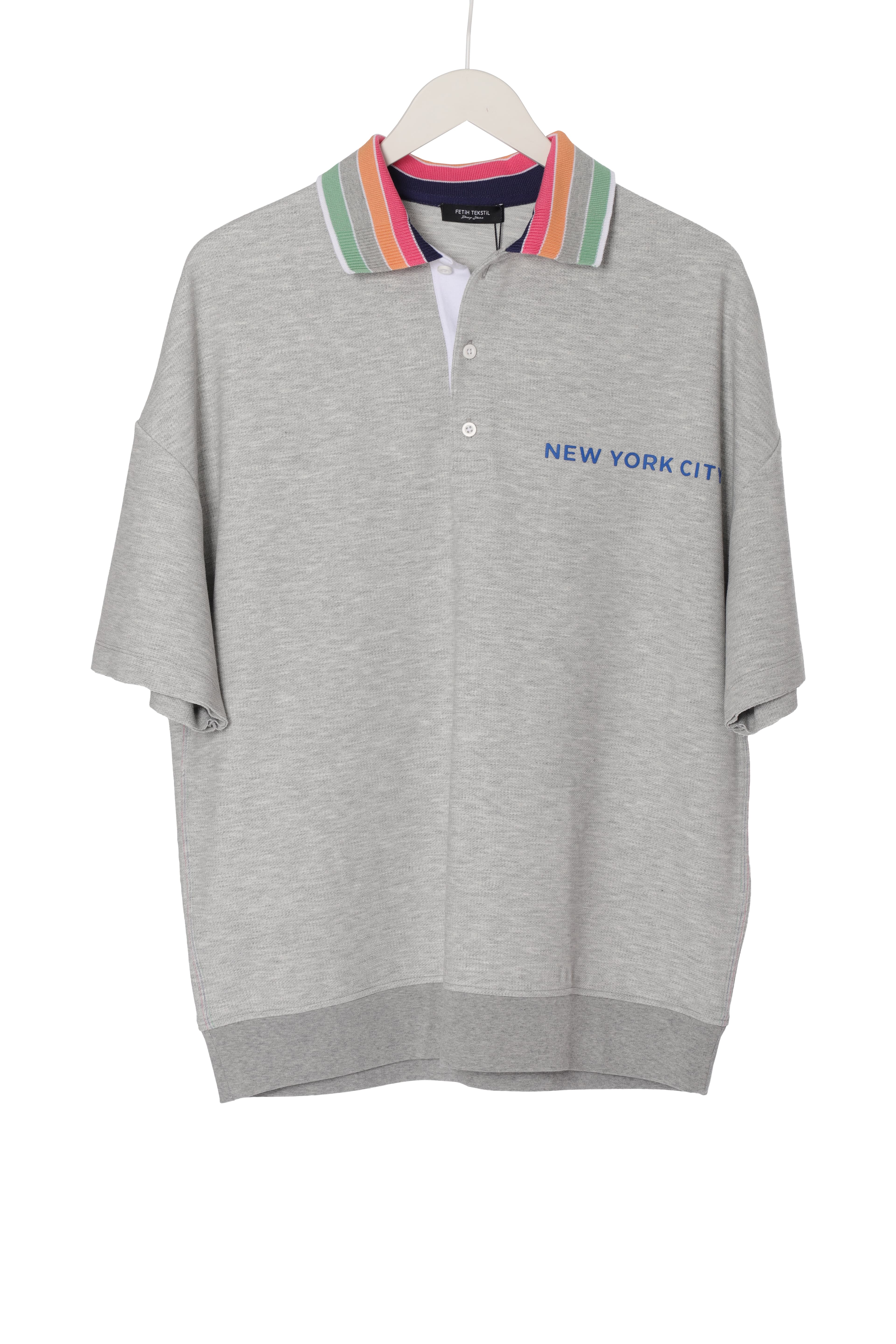 PRINTED POLO T-SHIRT