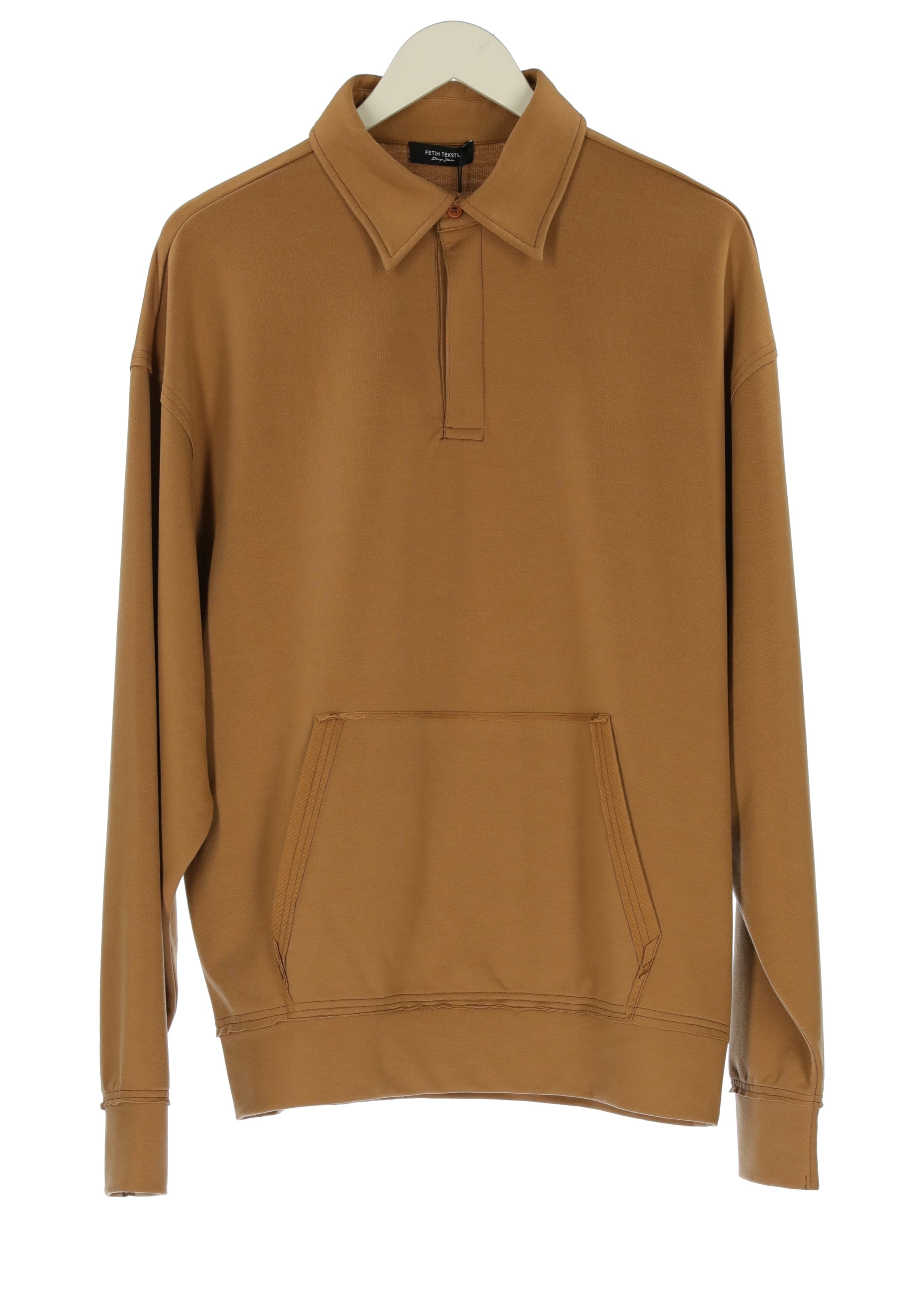 POLO COLLAR SWEATSHIRT