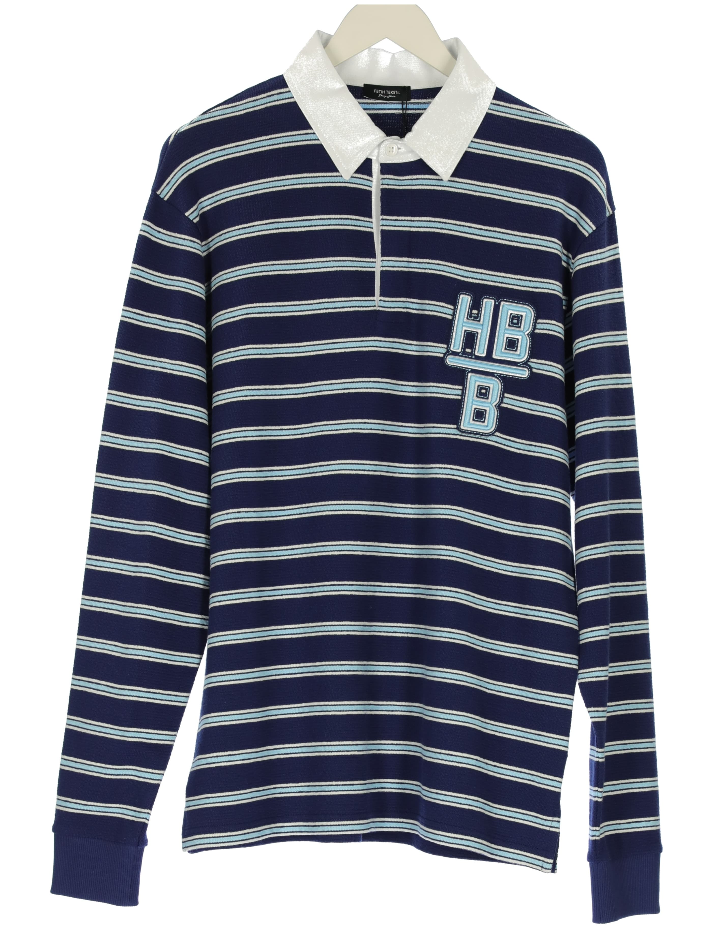 EMBROIDERED POLO SWEATSHIRT