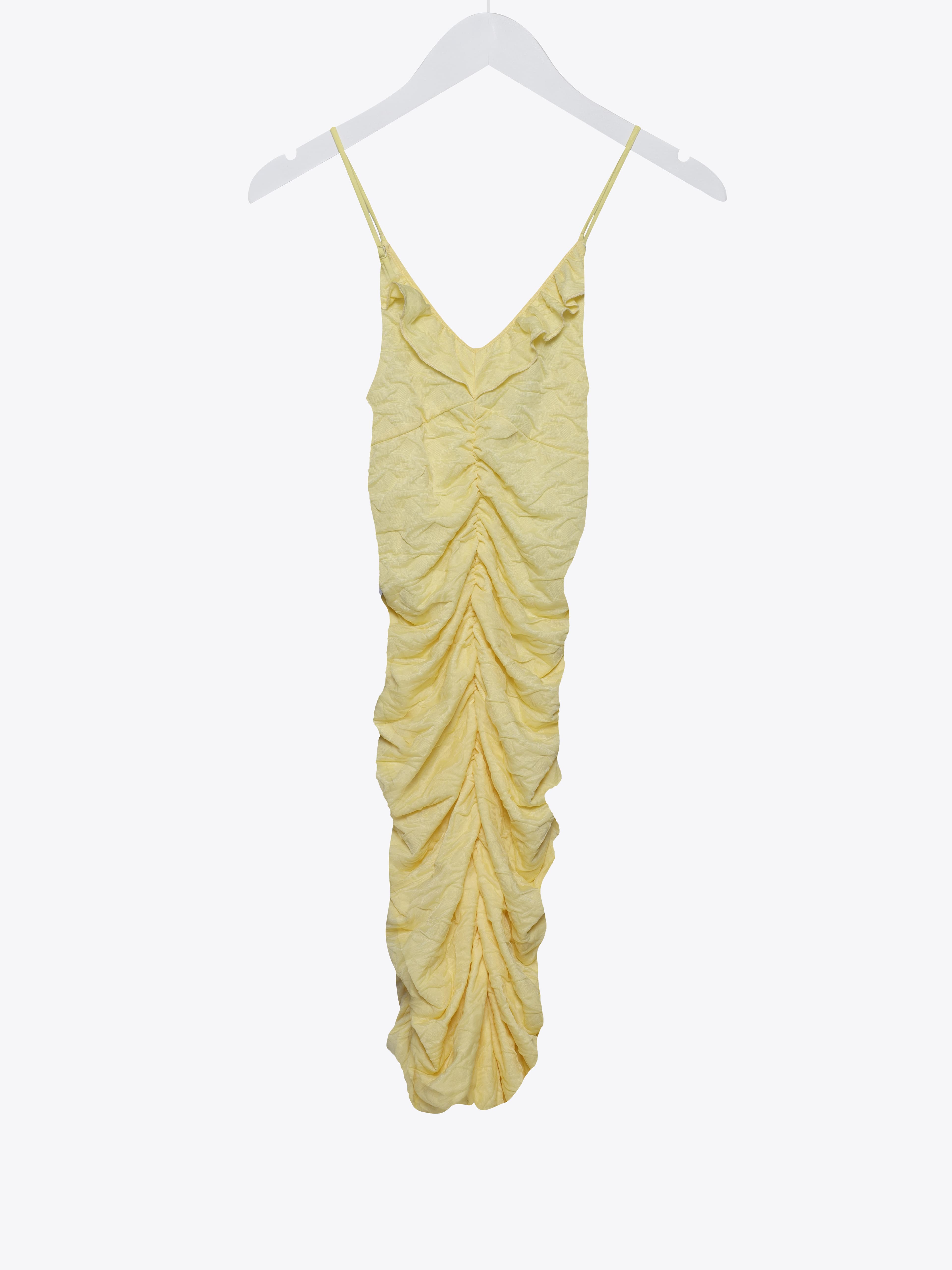 SHIRRING DRESS